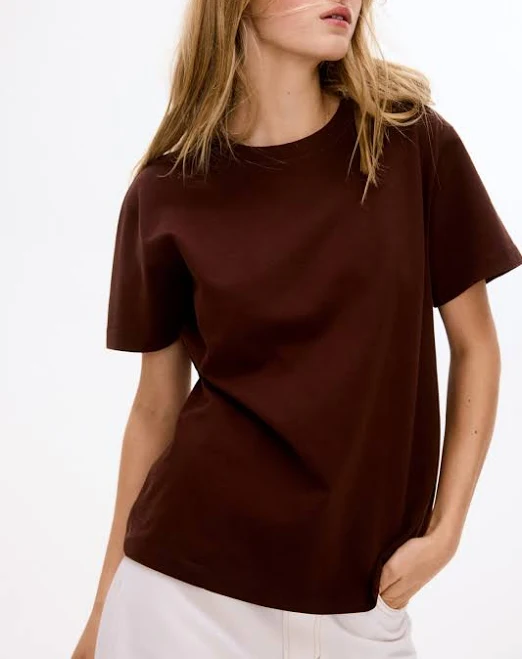 H&M Ladies Oversized Cotton T-Shirt
