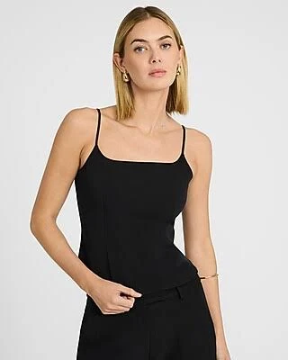 Express Women's Luxe Stretch Square Neck Tailored Cami