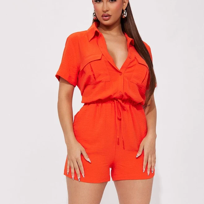 Fashion Nova Women's Overol Maisie Romper