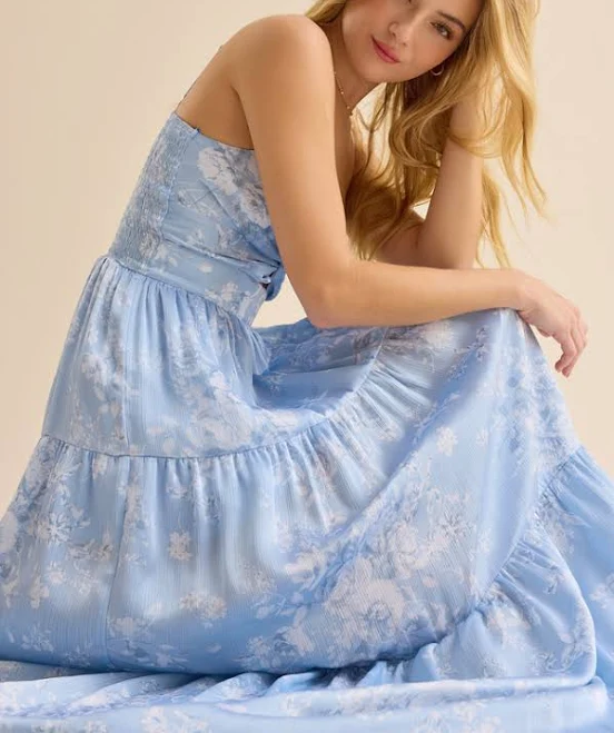 Altar'd State Kellsa Floral Maxi Dress