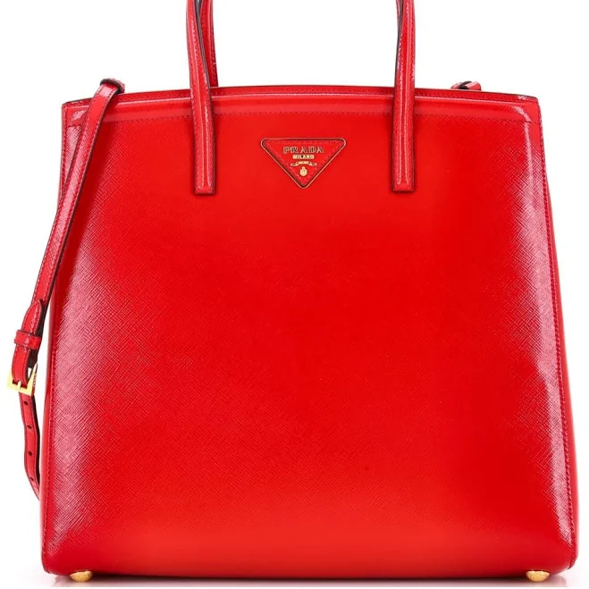 Prada Saffiano Leather Medium Tote Bag
