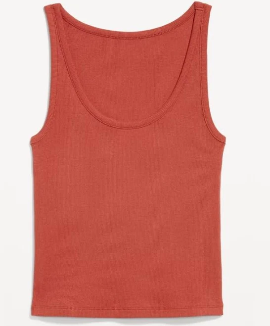 Old Navy Ribbed Knit Tank Top Cami 4 Xl Terra Cotta
