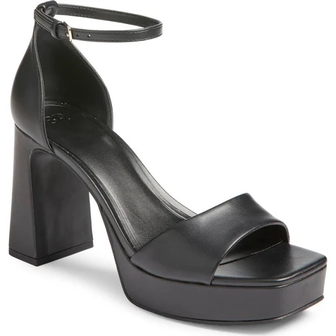 BP. Helix Platform Ankle Strap Sandal in Black at Nordstrom, Size 7.5