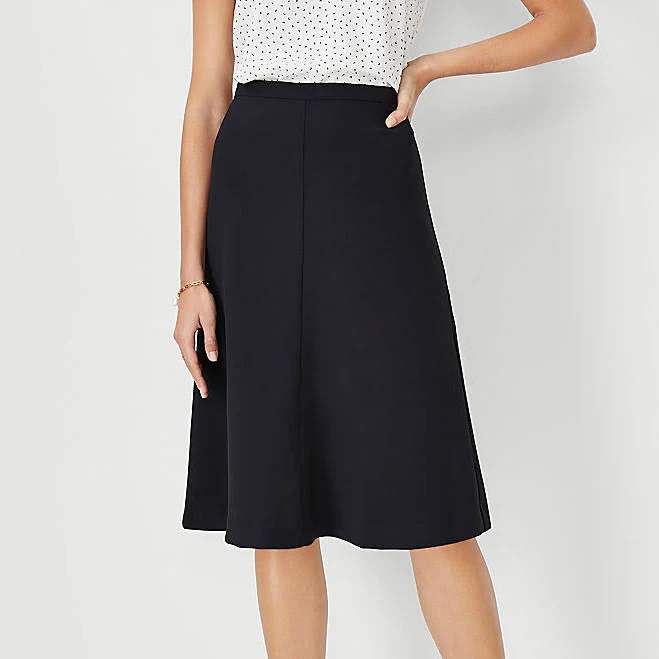 Ann Taylor Women's Flare Crepe Skirt