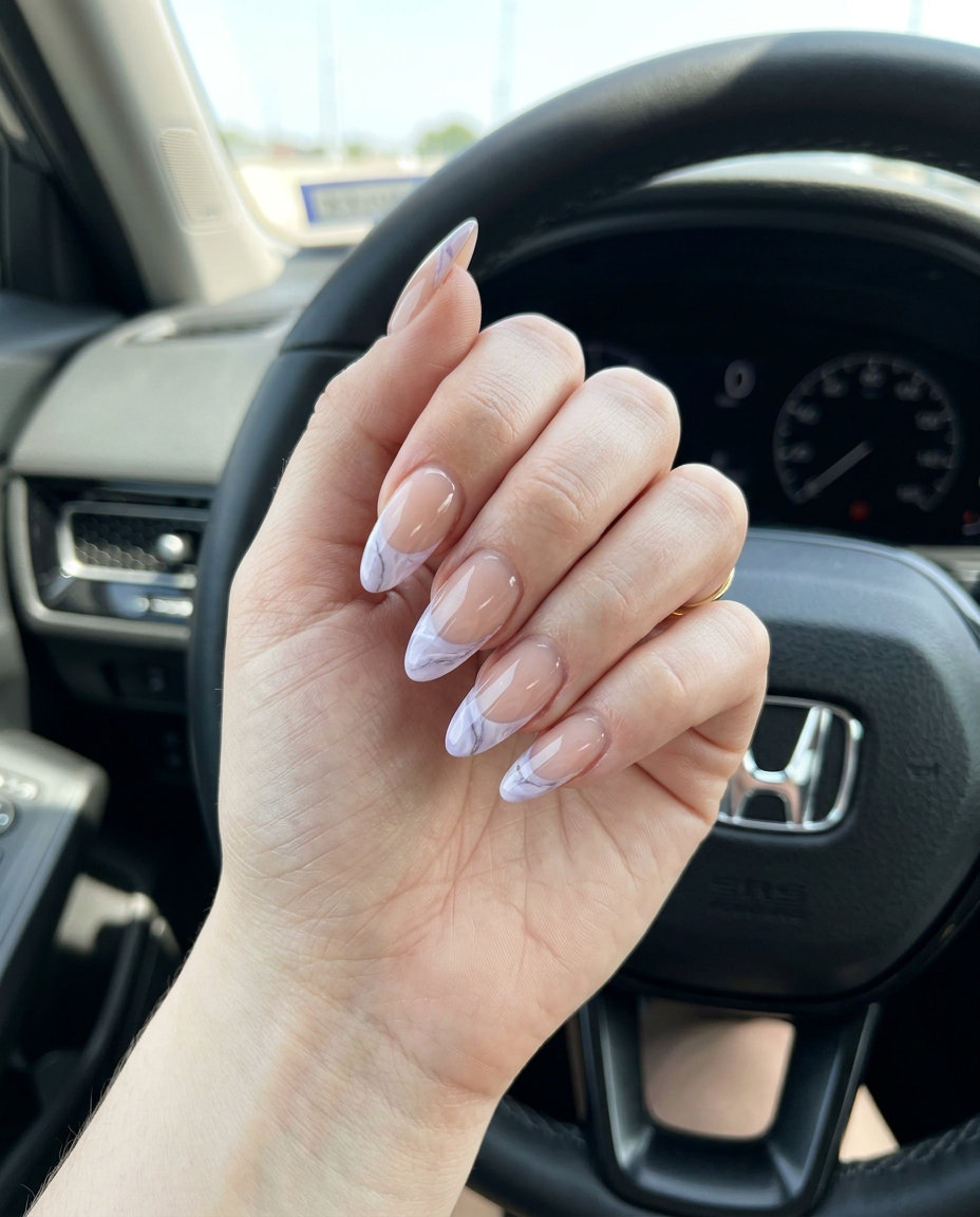 almond summer nails 2026 for fair skin outfit idea - fashion styling inspiration