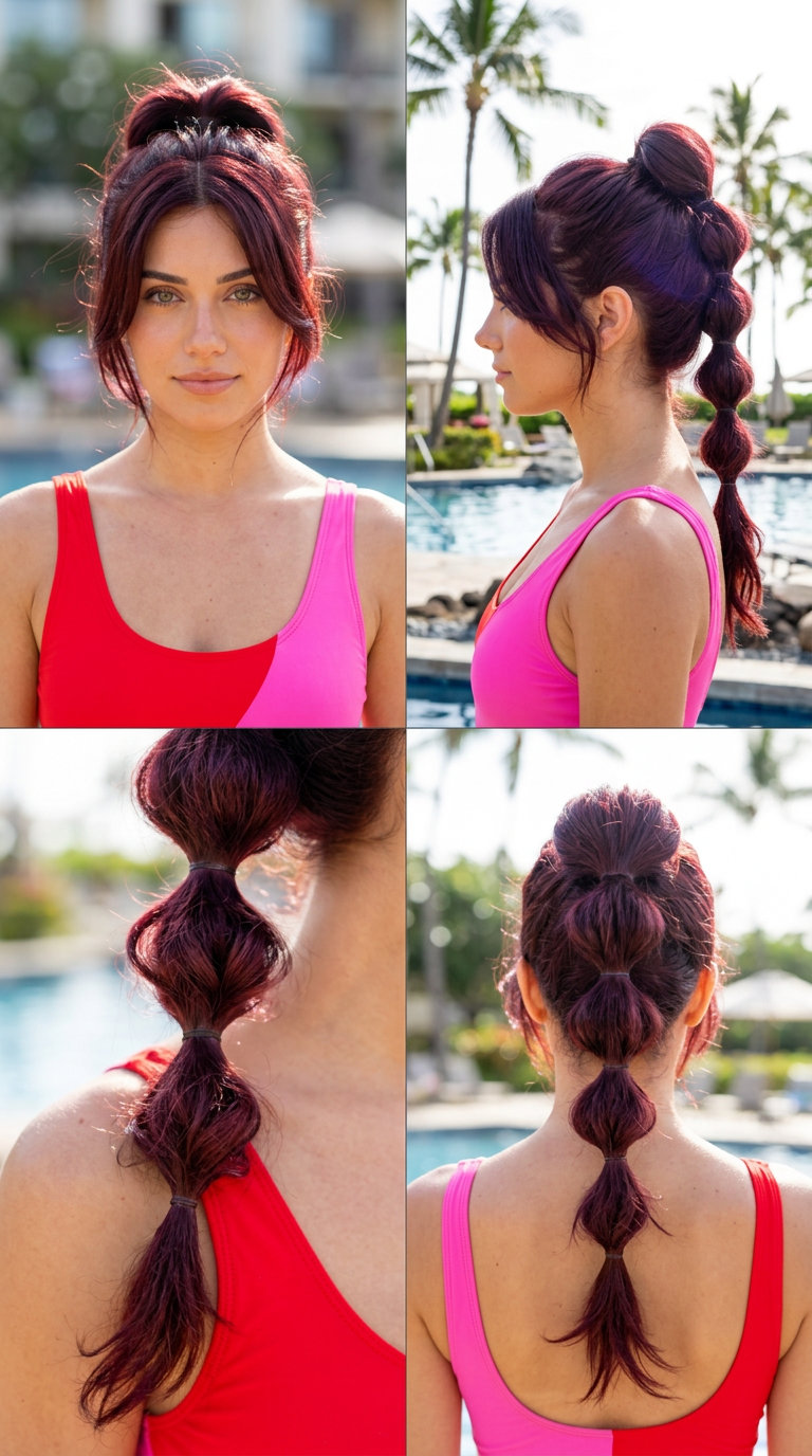 Pool day hairstyles summer 2026 - Style Inspiration Pool day hairstyles summer 2026 outfit idea - fashion styling inspiration