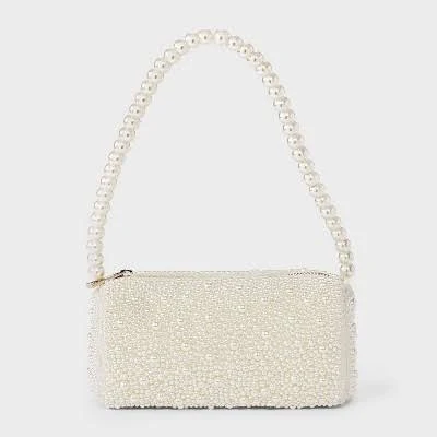 bag A New Day Faux Pearl Barrel Shoulder Bag Target $35