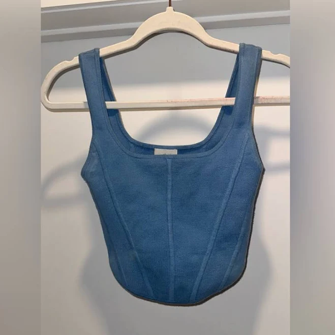 corset top Aritzia Knit Corset Top Poshmark $40