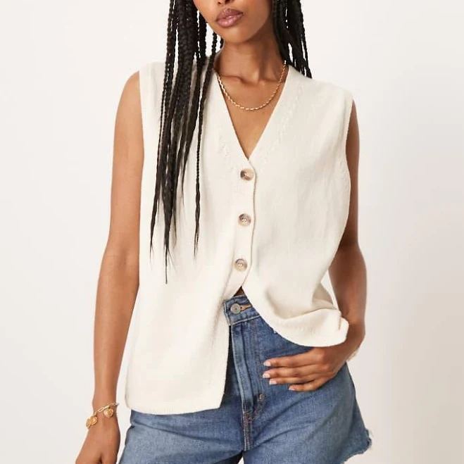 vest ASOS Design Relaxed Fit Knit Vest ASOS $29.99