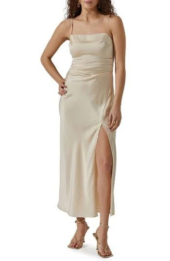 dress Astr The Label Women's Satin Slipdress Nordstrom Rack $39.97