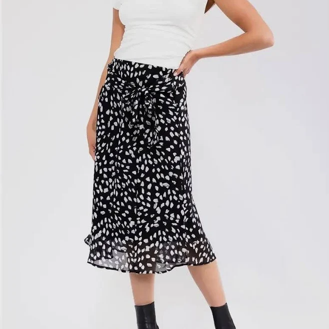 skirt Bella Emilia Boutique Polka Dot A-Line Midi Skirt Bella Emilia Boutique $45