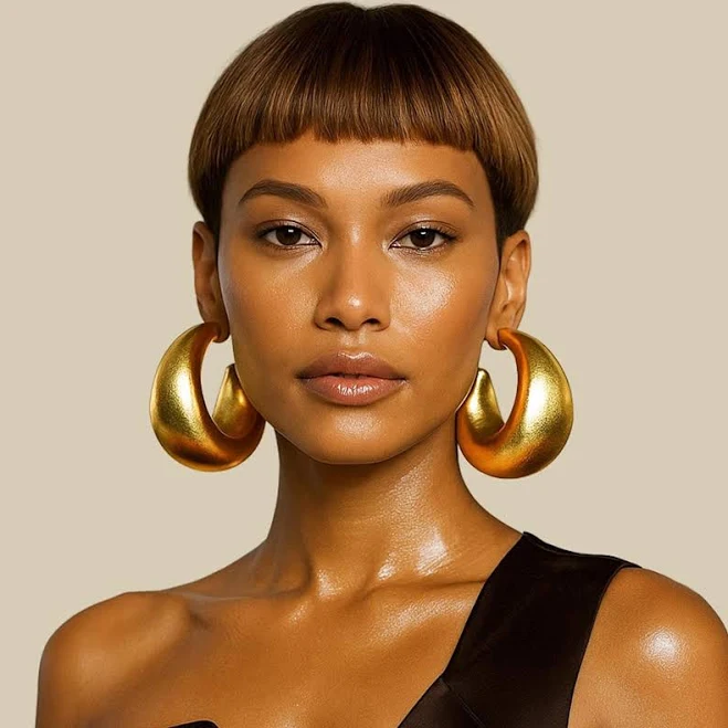 accessory Bohemian African Bold Oversized Hoop Earrings Etsy - HandmadeByTarja $57