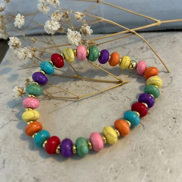 accessory Boho Wood Bead Bracelet Etsy - Seller $15