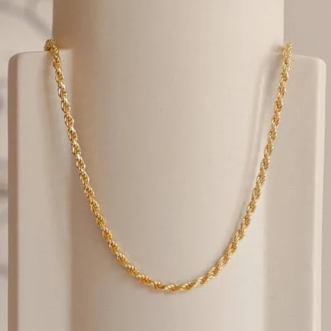 accessory Caitlyn Minimalist Dainty Rope Chain Necklace Caitlyn Minimalist $32.9