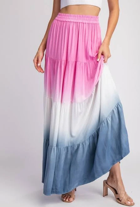 skirt Deep Dyed Ombre Maxi Skirt SunshineDaydream.com $16.09