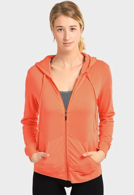 hoodie Essentials Sofra Lightweight Full Zip Cotton Hoodie 247 Frenzy $24.99