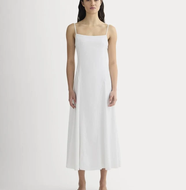 dress Everlane Seamed Stretch Linen Dress Everlane $50