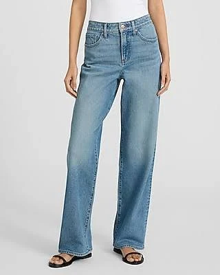 pants Express Women's High Waisted Relaxed Straight Jeans Express $66