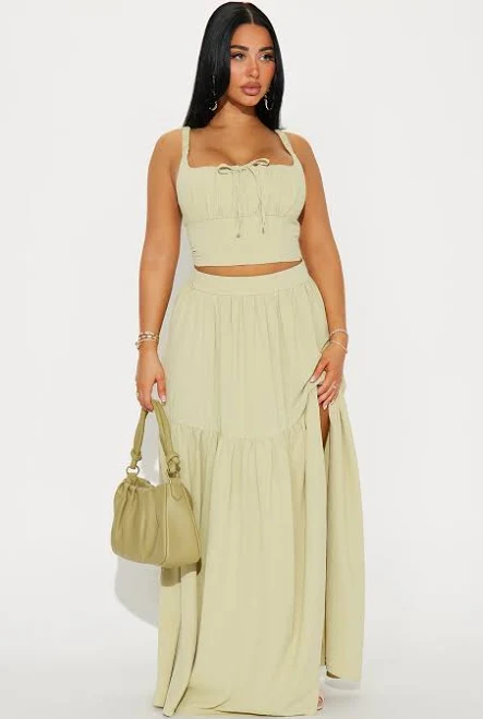 two piece set Fashion Nova Country Belle Maxi Skirt Set Fashion Nova $38.99