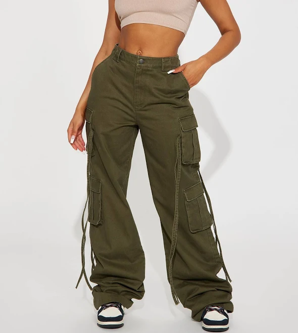 pants Fashion Nova Women's Tall Golden Hour Wide Leg Cargo Pants Fashion Nova $31.99