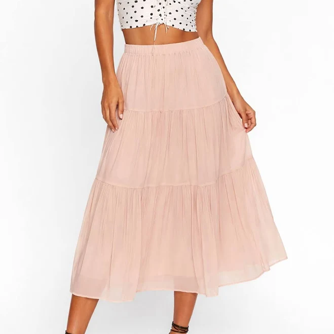 skirt Forever 21 Women's Chiffon Tiered Maxi Skirt Forever 21 $34.99
