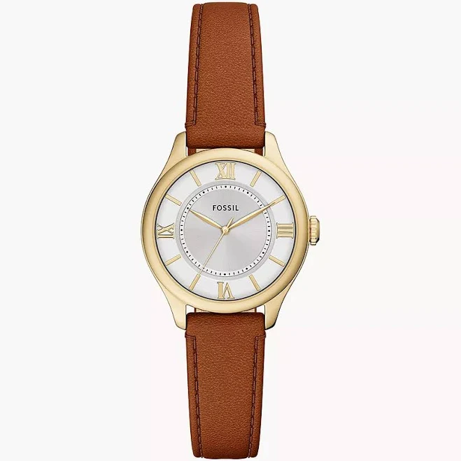 accessory Fossil Women's Gilmore Three-Hand Croco Leather Watch Fossil $112