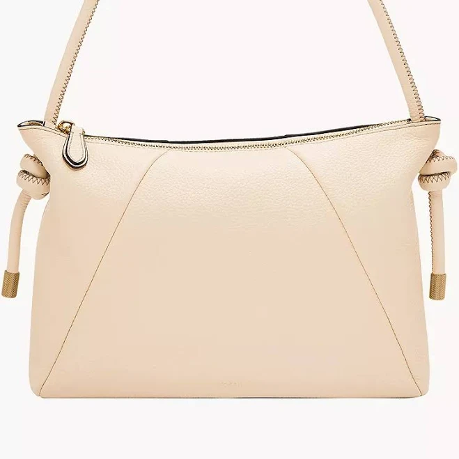 bag Fossil Women's Willa Leather Slouchy Shoulder Bag Fossil $156