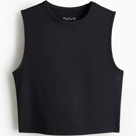top H&M Ladies Cropped DryMove Sports Tank Top H&M $6.99