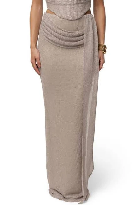 skirt JLUXLABEL Luna Drape Maxi Skirt Nordstrom $90