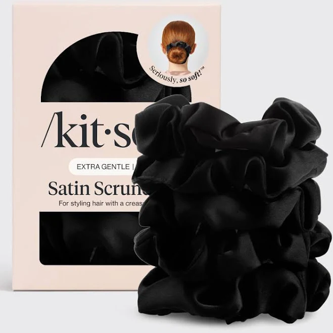accessory Kitsch Women's Satin Scrunchies (5 Pack) Kitsch $6.72