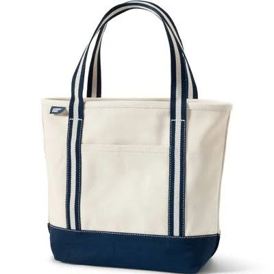 bag Lands' End Medium 5 Pocket Open Top Canvas Tote Bag Target $39.95