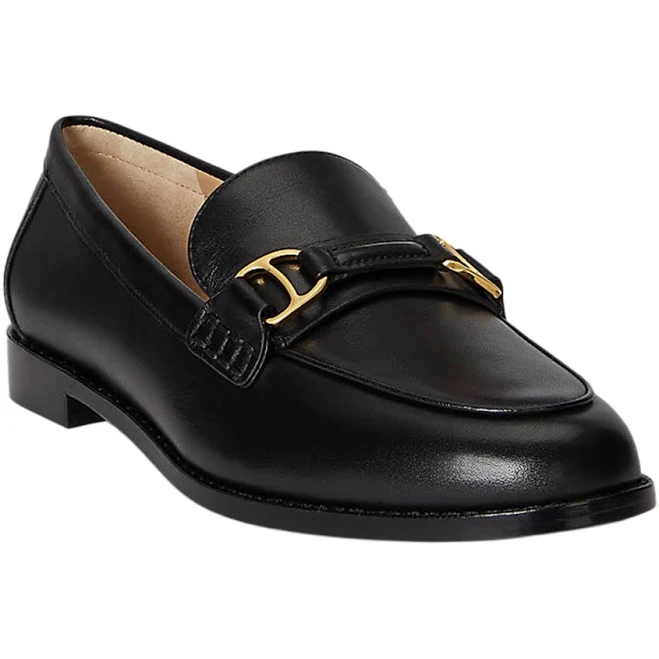 shoes Lauren Ralph Lauren Tasha Leather Loafers Women's Macy's $136.5