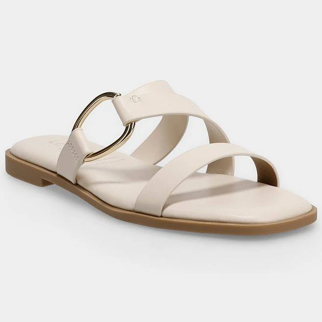 shoes LC Lauren Conrad Shaii Strappy Women's Slide Sandals, Size: 11, Bone Kohl's $20.99