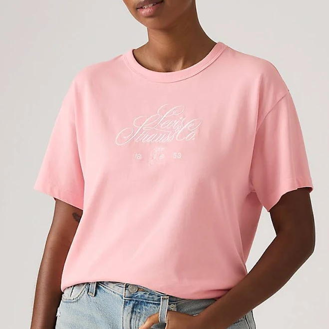 top Levi's Graphic Vintage Short Sleeve Tee T-Shirt Women's Levi's $25.98