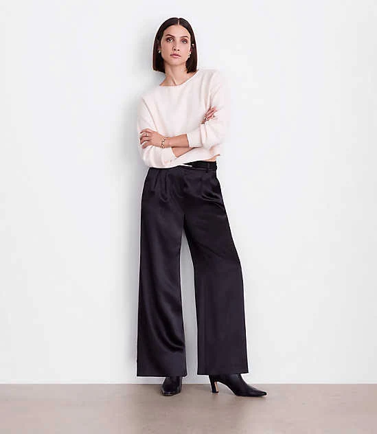 pants Loft Women's Versa Satin Palazzo Pants LOFT $34.94