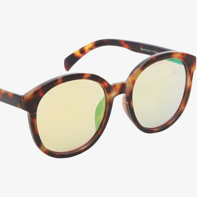 accessory Mackenzie Large Round Tortoise Shell Sunglasses Hot Topic $10.9