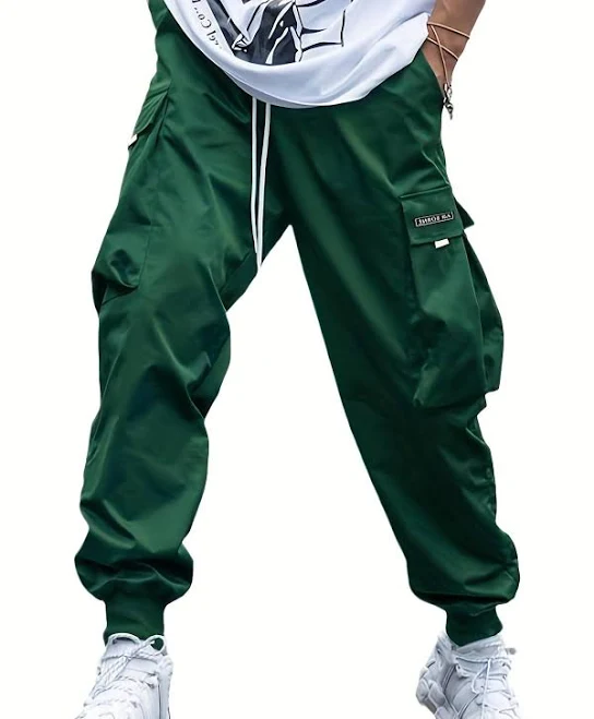 pants Men's Multi‐Pocket Drawstring Cargo Pants Zulily.com $33.99