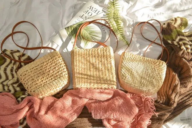 bag Mini Straw Crossbody Bag Etsy - AnnandBryanStore $33.83