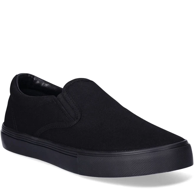 shoes No Boundaries Women's Twin Gore Canvas Slip On Sneakers Walmart $19.98