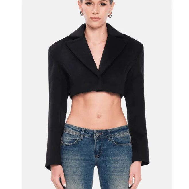 blazer Nova Cropped Wool Blazer Nordstrom $328