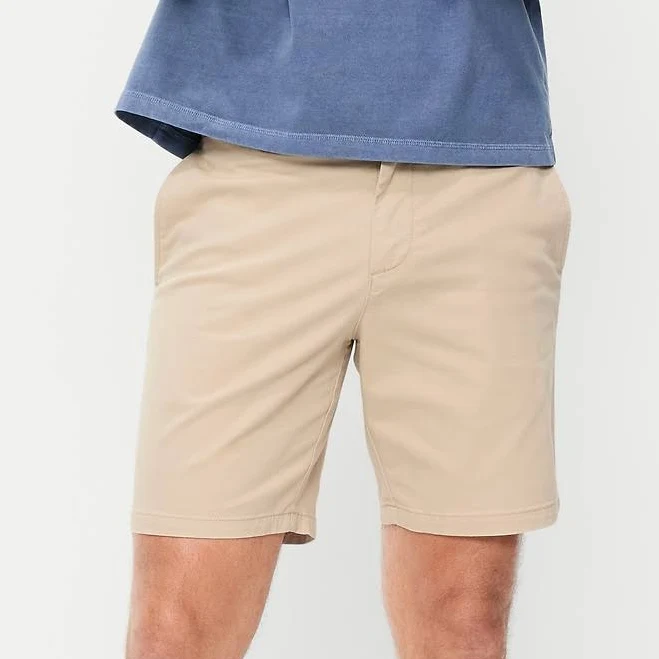 shorts Old Navy Men's Slim Built-In Flex Chino Shorts with 8-Inch Inseam Old Navy $14.99