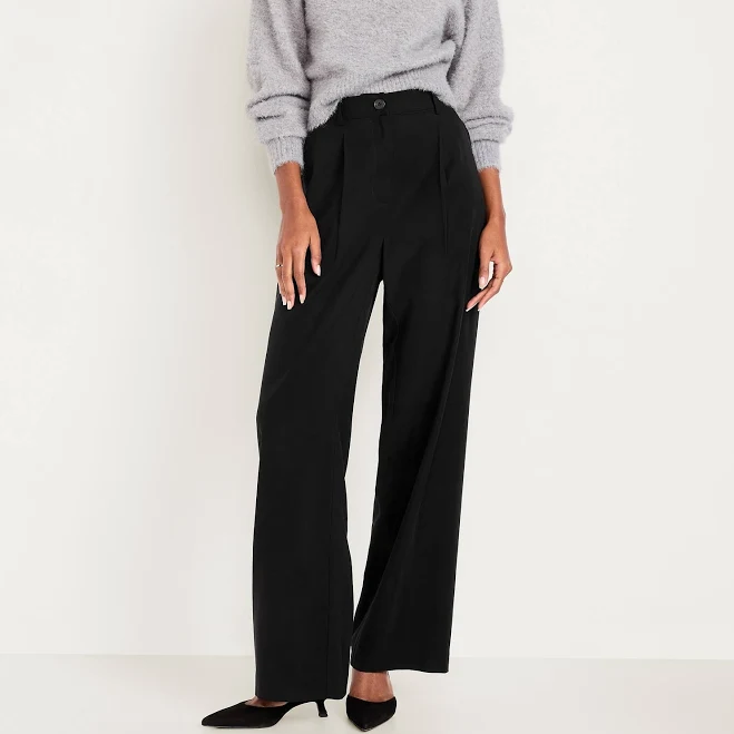 wide leg pants Old Navy Women's Extra High-Waisted Drapey Pants Old Navy $35