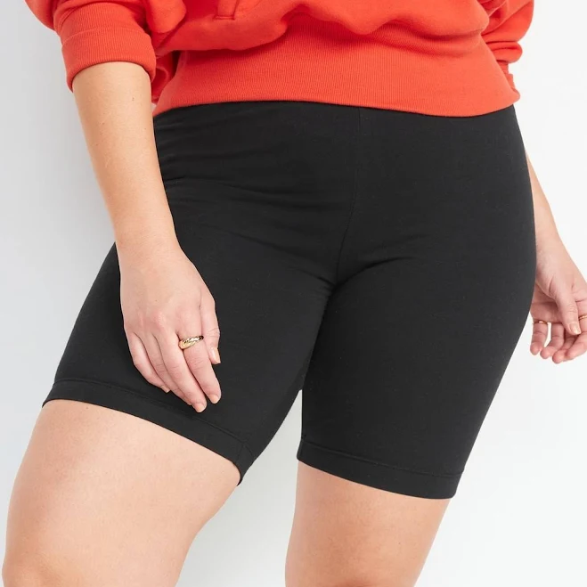 biker shorts Old Navy Women's High-Waisted 8-Inch Biker Shorts Old Navy $6.49