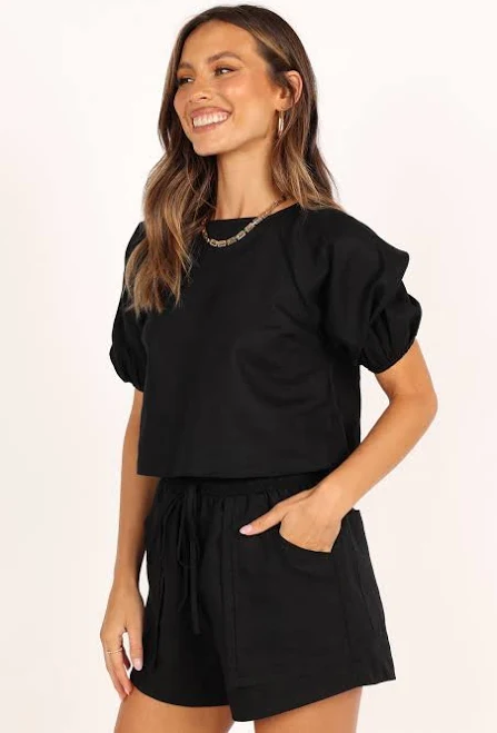 co-ord set Petal & Pup Women's Chelsey Linen Blend Shirt & Shorts Set Petal & Pup USA $85