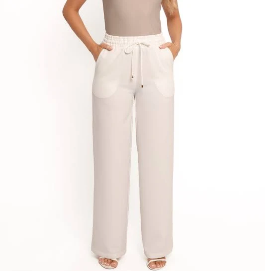 pants Petal & Pup Women's Cinch Wide Leg Crepe Pants Petal & Pup USA $61.97
