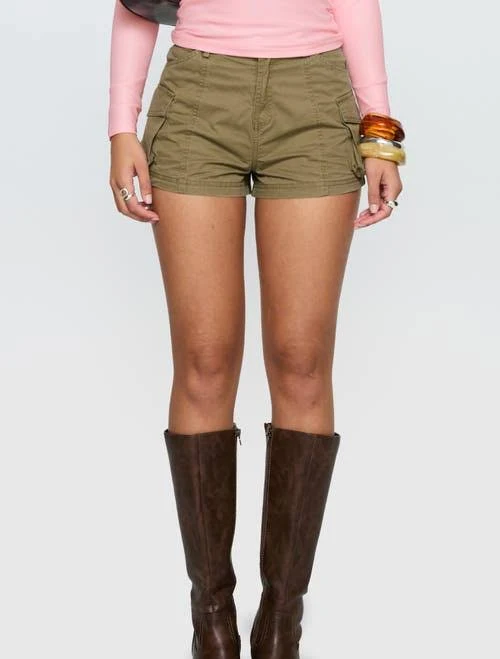 shorts Princess Polly Women's Colonel Cotton Poplin Cargo Shorts Nordstrom $44
