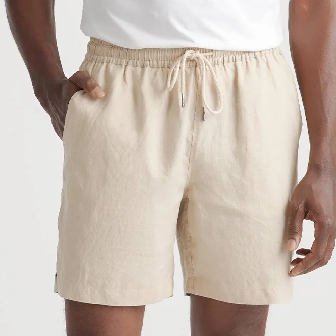 shorts Quince Men's European Linen Drawstring Beach Shorts Quince $44