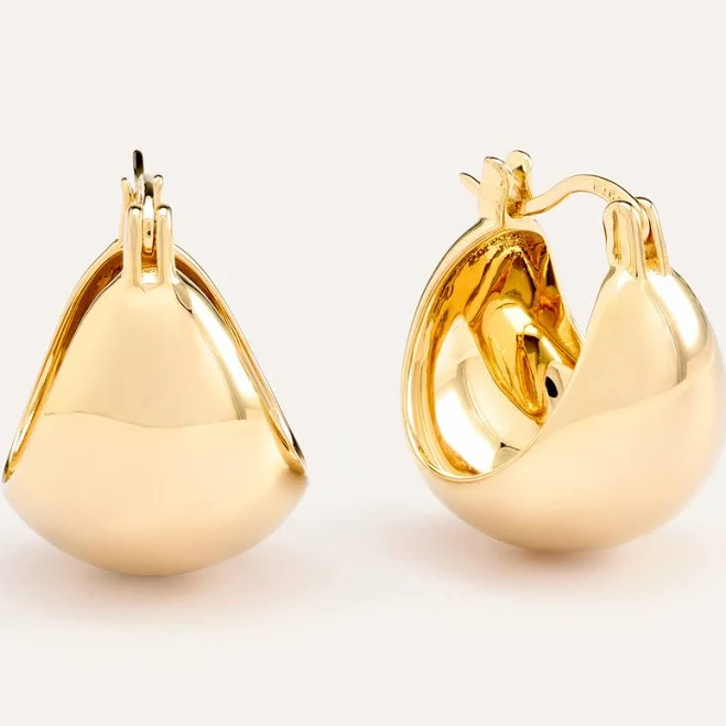 accessory Quince Women's 18K Gold Vermeil Chunky Hoop Earrings Quince $68