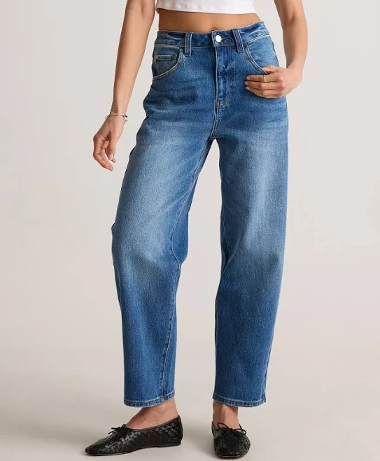 jeans Quince Women's Bella Stretch Barrel Jeans Quince $50