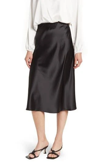 bottoms Renee C Satin Midi Skirt Nordstrom Rack $29.97